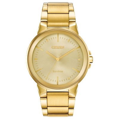 Citizen® Men's Axiom Gold-Tone Eco-Drive Watch