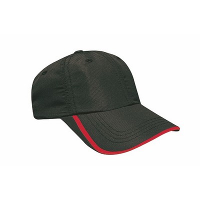 Parachute Fabric Cap w/Accent Visor