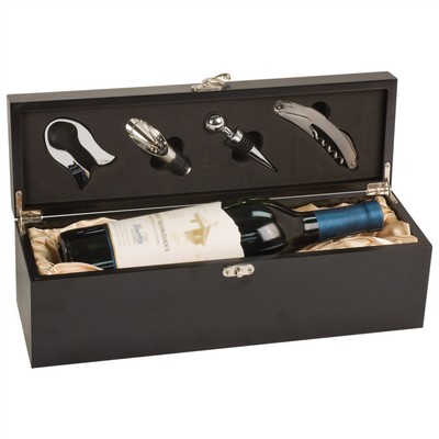 Single Bottle Wine Box with Tools