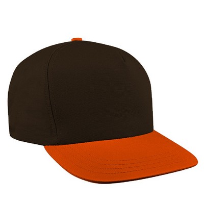 Two Tone Twill Snapback Trucker Hat