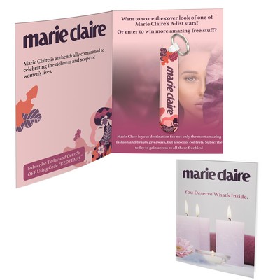 Greeting Card with 3.5" Nail File With Keyring