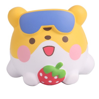 Squishy Pen/Pencil Topper - Bear w/Strawberry