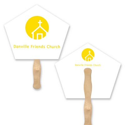 Lightweight Church Shape Hand Fan