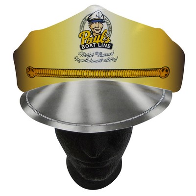 Skipper Poster Board Hat w/ Elastic Band