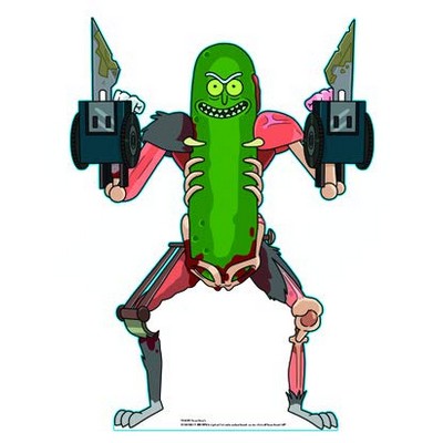 Rick and Morty Pickle Rick Cardboard Cutout Stand Up| Standee Picture Poster Photo Print 5'