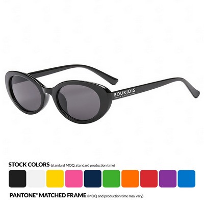 Rounded Clout Fashion Sunglasses