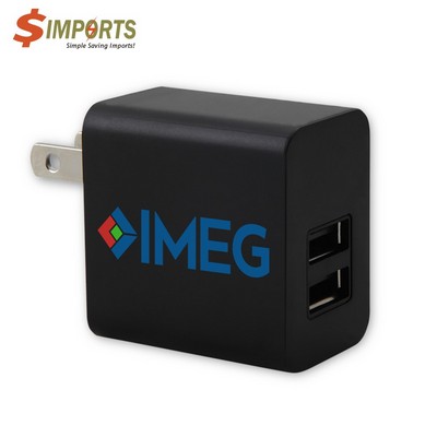 Simport Hogan Dual Port Wall Charger