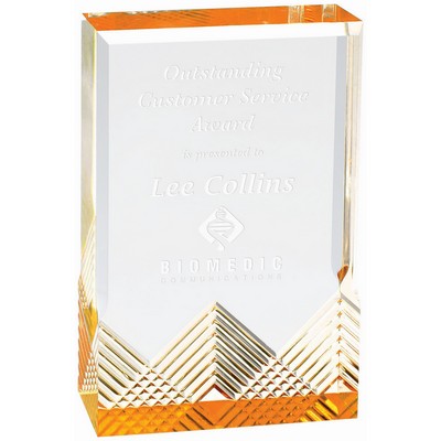 Gold Apex Mirage Acrylic Award (3 1/2" x 5")