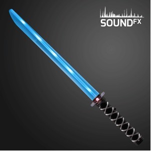 Deluxe Ninja LED Swords w/ Clanging Sounds - BLANK