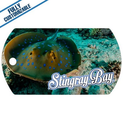 1.125X1.875" - Rectangle - Aluminum Id-Dog Tag