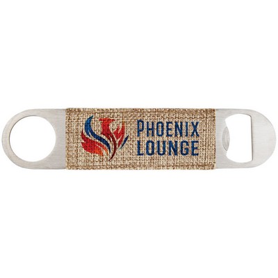 Burlap Bottle Opener