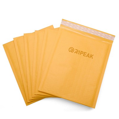 7.1 x 6.3" Kraft Bubble Mailer Self Seal Padded Envelopes for Shipping/ Packaging/ Mailing