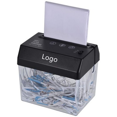 Mini USB A6 Paper Shredder Desktop Paper Cutting Machine for Office Home