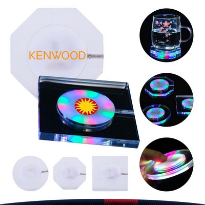 Crystal LED Luminous Coaster