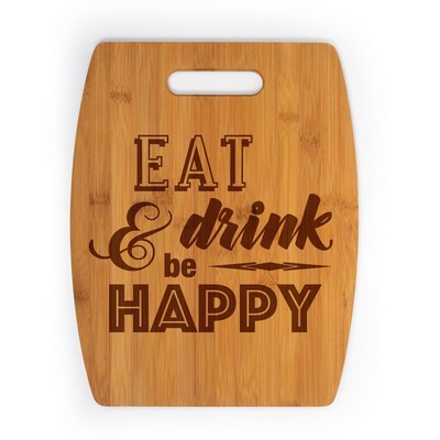 Barrel Shaped Bamboo Cutting Board