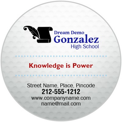 3" Circle Shaped Full Color Magnet 20 mil