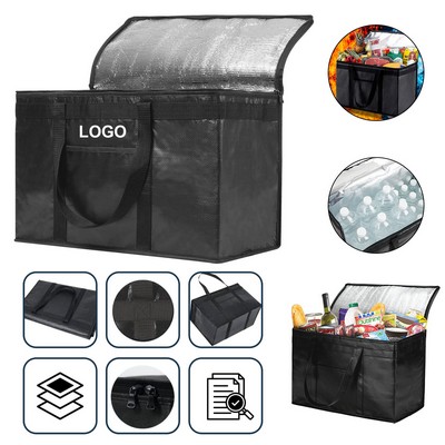 Commercial Insulated Bag for Groceries or Food Delivery