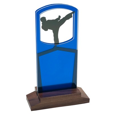 Martial Arts – Men's Award Natural Wood Base