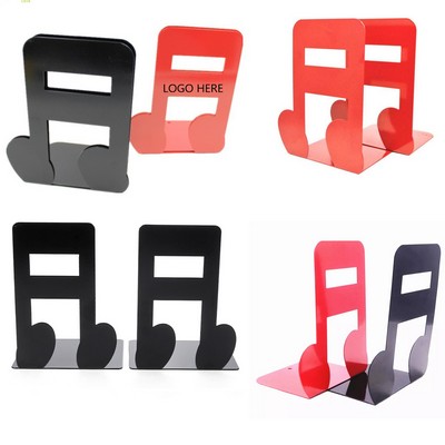 Metal Music Note Book Ends