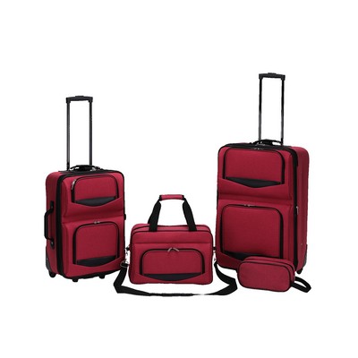 Heather Red 4 Piece Set