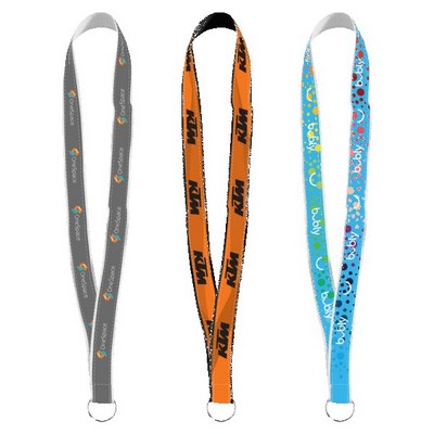IMPORT 3/4" Dye Sub 2 Layer Ribbon Lanyard