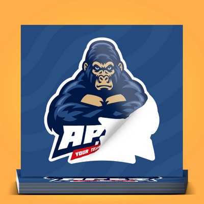 4" Full Color Kiss Cut Sticker