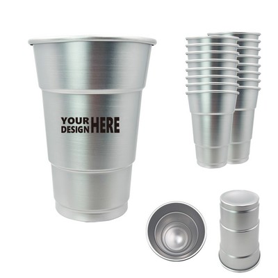 Recyclable 16oz Aluminum Pint Cup