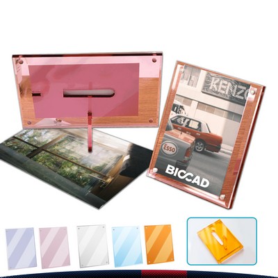 6" Transparent Magnetic Photo Frame