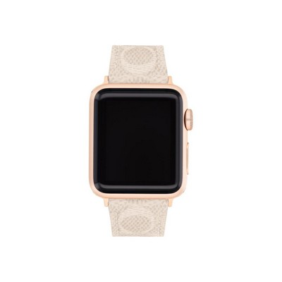 Coach® Khaki Canvas Apple Watch® Strap