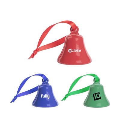 Ornament Bell w/Ribbon