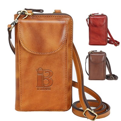 PU buckle zipper multifunctional shoulder bag