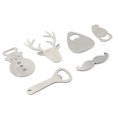 Stainless Steel Christmas Themed Bottle Openers