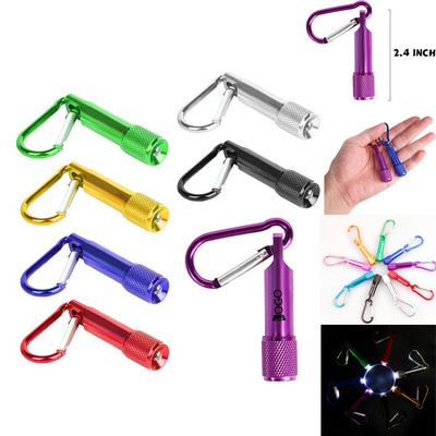 Mini Flashlight With Carabiner