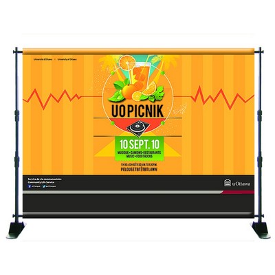 6' W x 4' H Fabric Stand