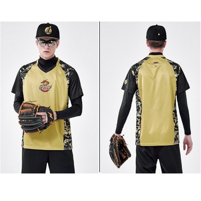 Premium Sublimation Crew Neck Raglan Baseball Jersey - Men,
