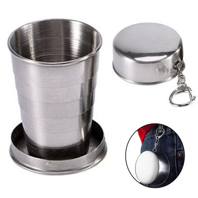 75mL Collapsible Stainless Steel Cup