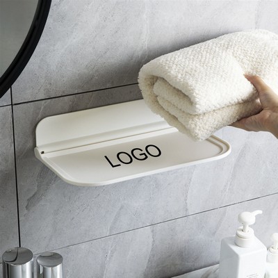 Folding Bathroom Wall Shelf