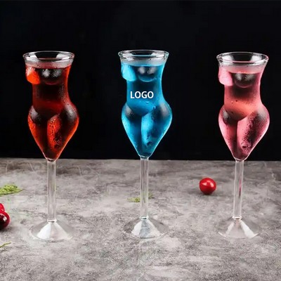 Novelty Human Body Shape Wine Glasses/Goblets