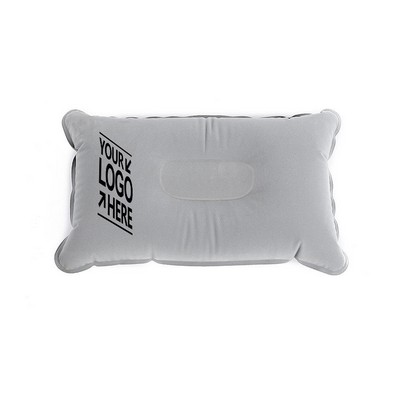Inflatable Small Square Flocked Fabric Air Pillow