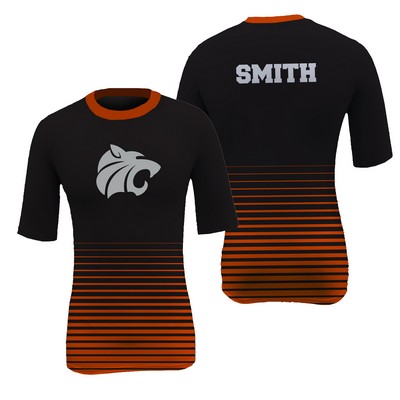 Men's/Youth Stretch Baselayer Mid Sleeve Compression Shirt