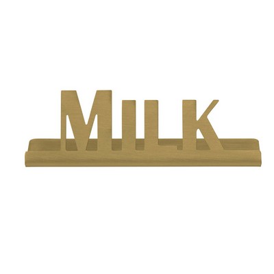 Laser Cut Vintage Gold Table Sign (Milk)