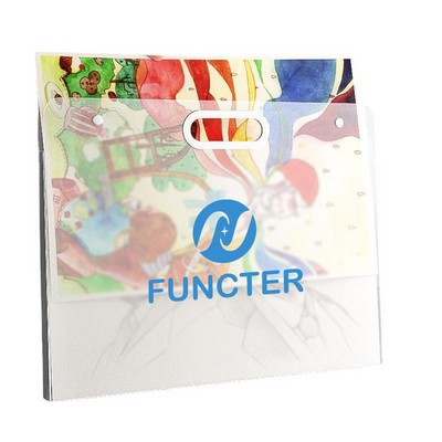 Waterproof Art Portfolio Folder A3 Art Storage Case W/ Handle for Drawing Sketch Photography Poster