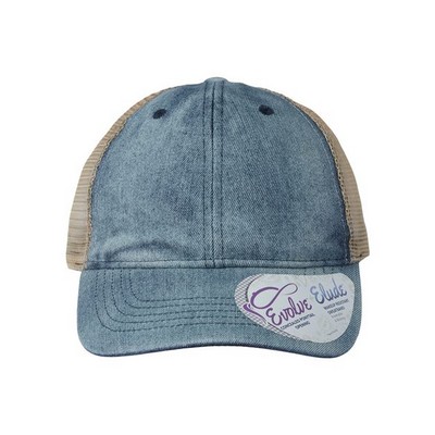 Infinity Her Women's Denim Mesh-Back Cap