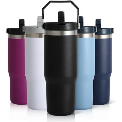 30oz Insulated Travel Vessel with Handle