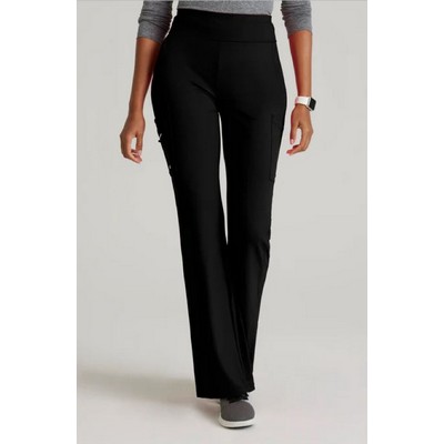 Barco® One Women's Performance Knit 7 Pocket High-Rise Fit & Flare Pants