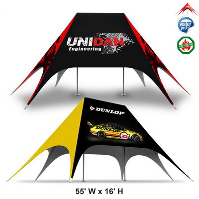 55ftx16' DOUBLE POLE PROMO STAR TENT