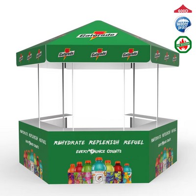 10ftx10' Outdoor Gazebo Promotion Events Dome Tents Trade Show Kiosk Counter