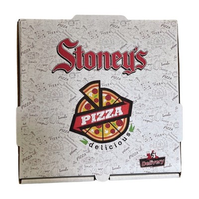 10" White Pizza Box