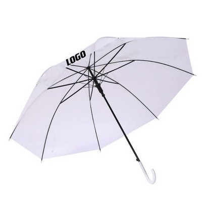 Clear Umbrella With Long Handle