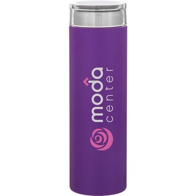 16.9 oz h2go Rocket Water Bottle (Matte Royal Purple)